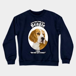 Lucky Beagle Crewneck Sweatshirt